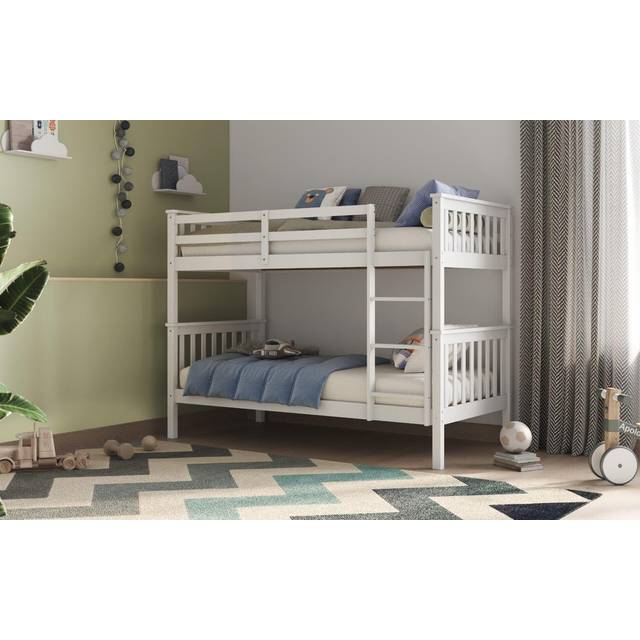 FlairKoop White Detachable Bunk Bed - Flair Beds - Single