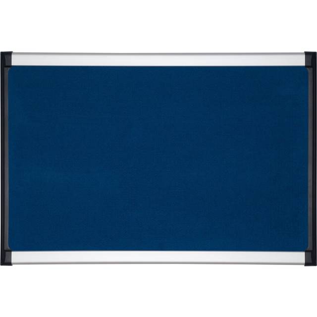 Design Soft Touchboard Provision Wall Mounted Magnetic Chalkboard - Blue (90cm H x 120cm L x 1.5cm D)