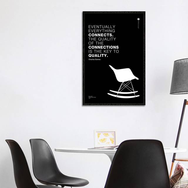 The RAR (Rocking Armchair Rod) by The Maisey Design Shop - Gallery-Wrapped Canvas Giclée on Canvas - Black Framed (101.6 cm H x 66.04 cm W)