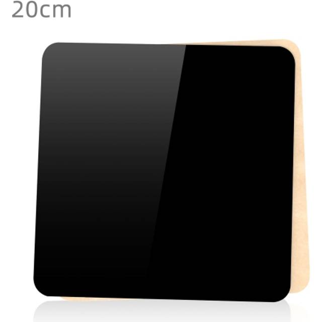 PULUZ 20cm Photography Acrylic Reflective Display Table Background Board(Black)
