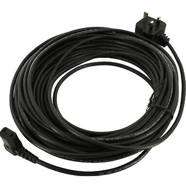 15m Cable & Plug for TASKI VENTO Vacuum Cleaner Non Rewireable Angled 2 Core 10A