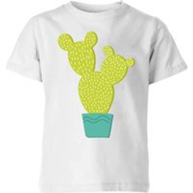 Tall Cactus Kids' T-Shirt - White - 3-4 Years - White