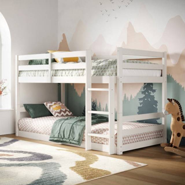 Flair Furniture Flair Shasha Low Bunk Bed White, White