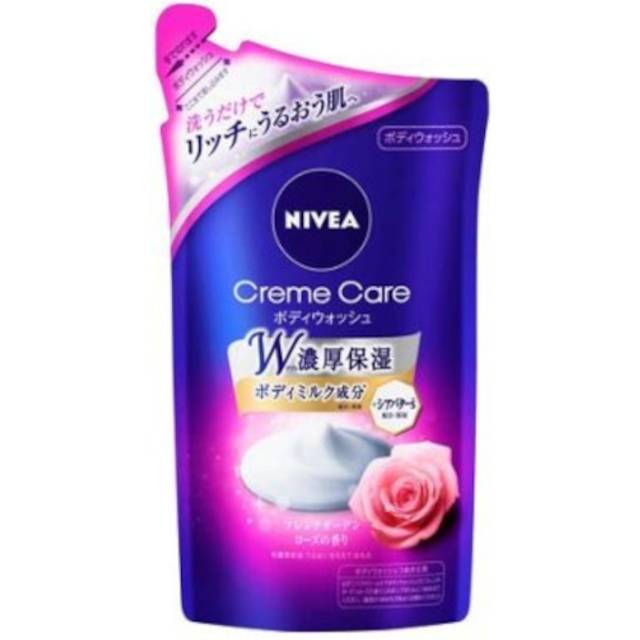 Nivea Japan - Cream Care Body Wash French Garden Rose - 360ml Refill