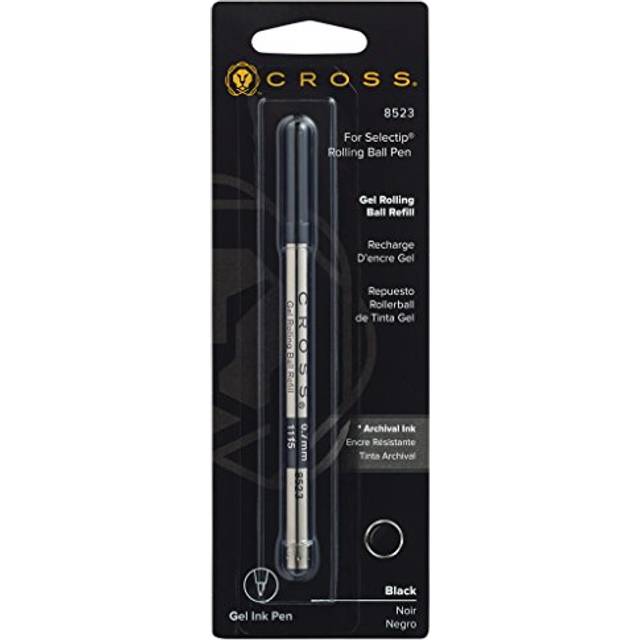 Cross Selectip Gel Rollingball Pen Refill  Black  1 per Card (8523)