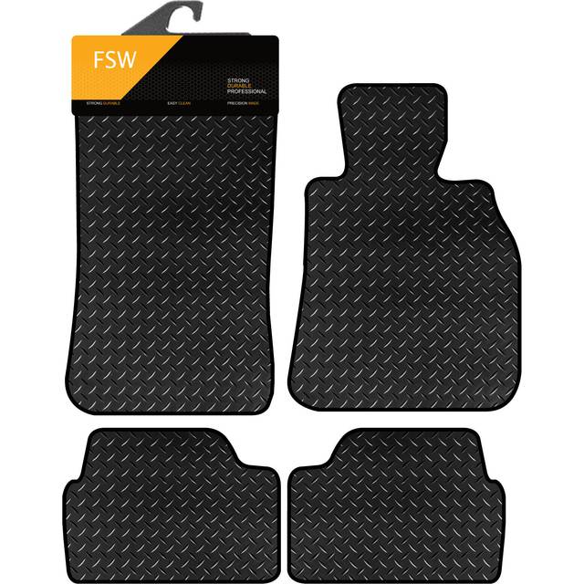 Fits bmw 1 series e87 2004-2011 hatch 3mm heavy duty rubber car floor mats