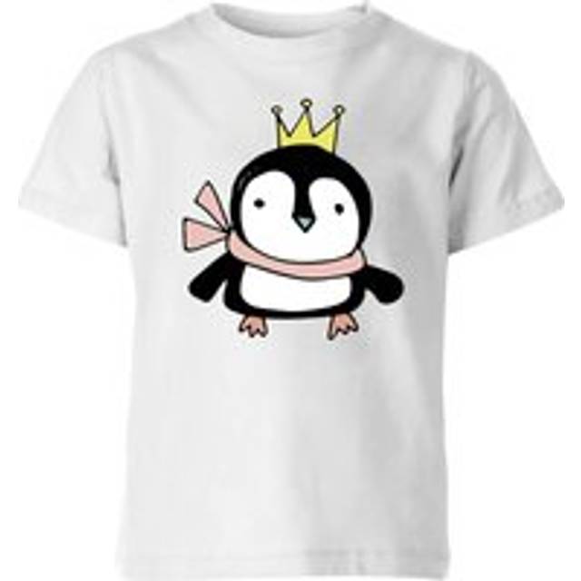 Christmas Penguin Kids' T-Shirt - White - 5-6 Years