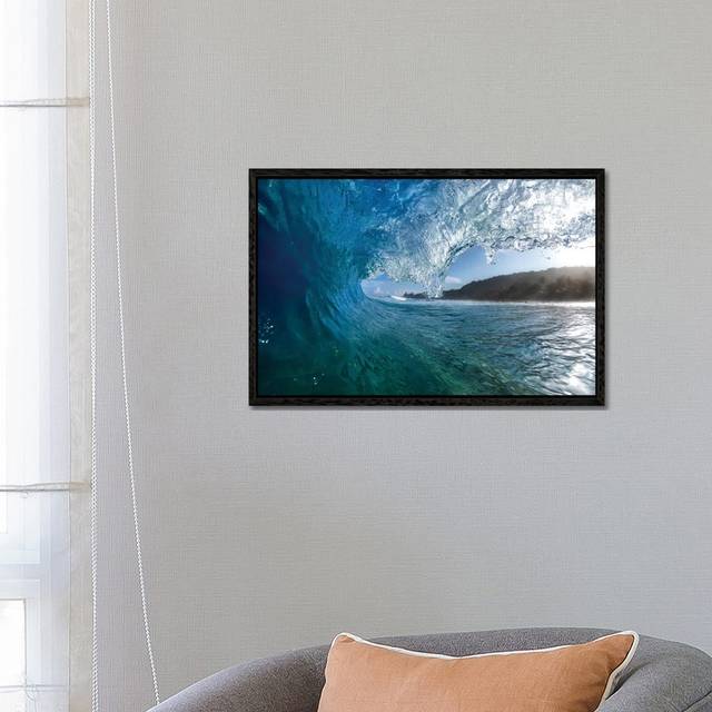 Sky Curtain by Sean Davey - Gallery-Wrapped Canvas Giclée on Canvas - Black Framed (45.72cm H x 66.04cm W x 3.81cm D)