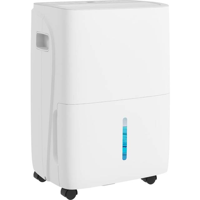 HOMCOM 30L/Day Dehumidifier for Home with Auto-Clean Filter 24H Timer