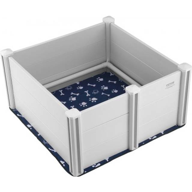 VEVOR Wurfbox Welpenlaufstall Welpenauslauf Tierlaufstall Wurfkiste 98x98x46cm