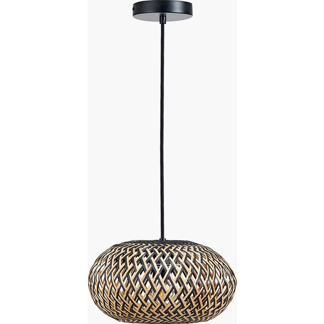 Evianna 1 - Light Pendant - Matte Black (17&#34;H x 30&#34;W)