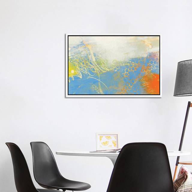 Blue Lux II by Sue Jachimiec - Gallery-Wrapped Canvas Giclée on Canvas - White Framed (101.6 cm H x 66.04 cm W)