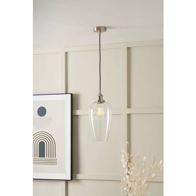 Clio 1 - Light Pendant - Clear (37cm H X 17cm W)