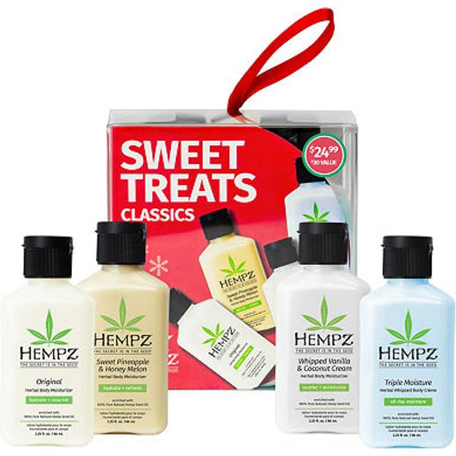 Hempz Mini Sweet Treats - Classics Lotion Gift Set  for Men and Women  Body Moisturizer Travel Essentials