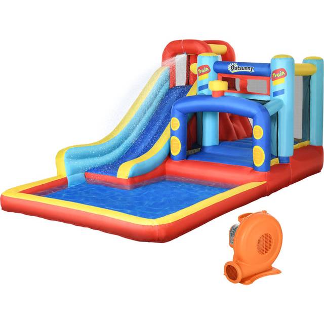 Coward Bounce House - Blue;Red;Yellow (3)