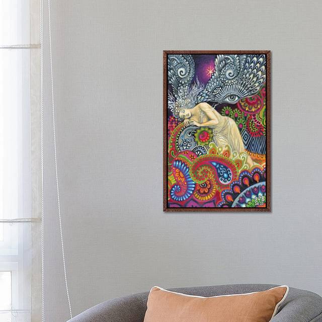 Theia: The Goddess Of Sight And Heavenly Light by Emily Balivet - Gallery-Wrapped Canvas Giclée on Canvas - Classic Wood Framed (66.04 cm H x 45.72 cm W)