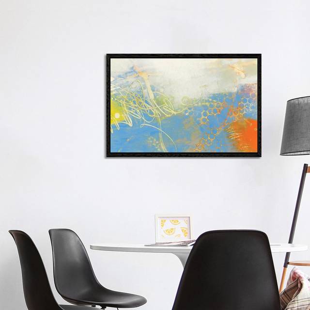 Blue Lux II by Sue Jachimiec - Gallery-Wrapped Canvas Giclée on Canvas - Black Framed (101.6 cm H x 66.04 cm W)