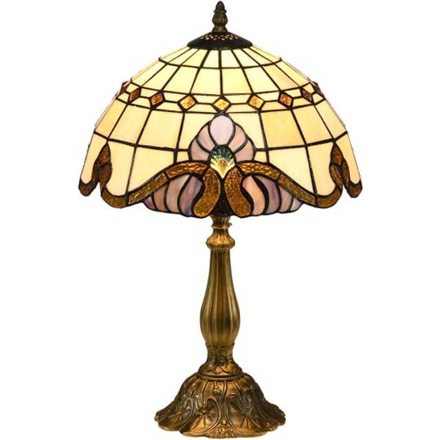 HOMCOM Decorative Table Lamp, for Bedroom Living Room, Bulb not Included
