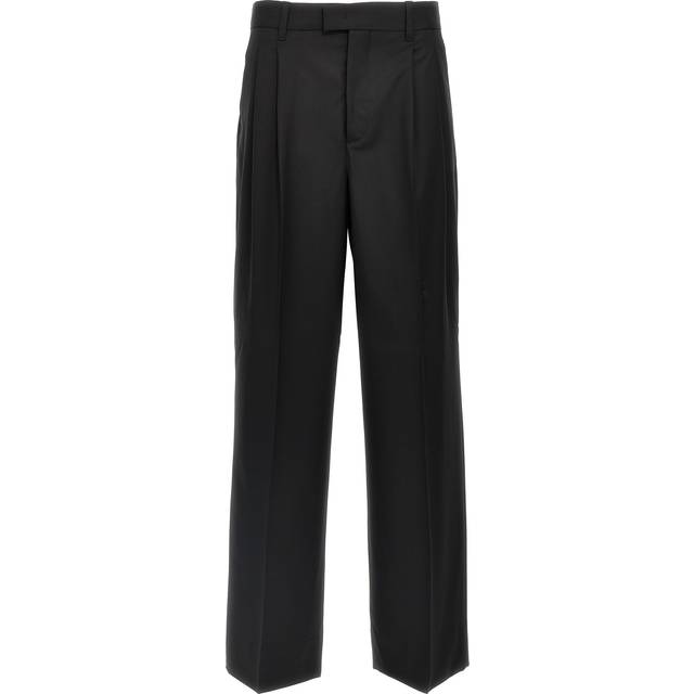 Golden Goose Men&#39;s Wool Trousers in Black | Size 50 | GMP01870 (50)