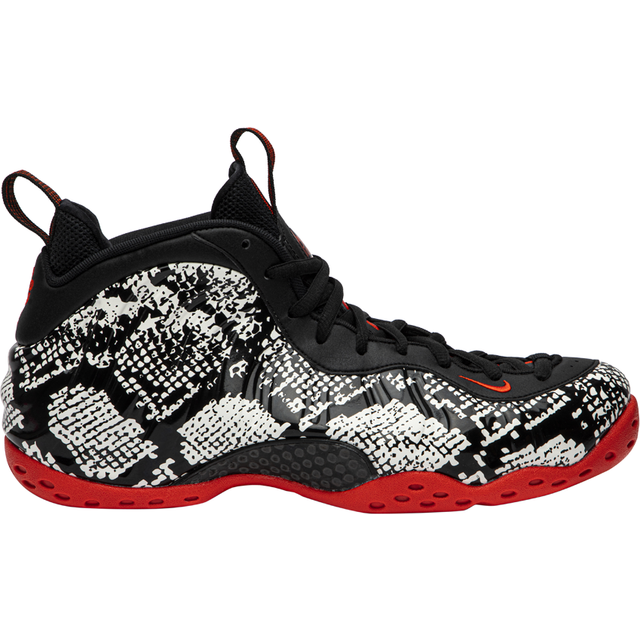Nike Air Foamposite One 'Albino Snakeskin' 314996-101 - Sail/Black-Habanero Red-Black - 8.5