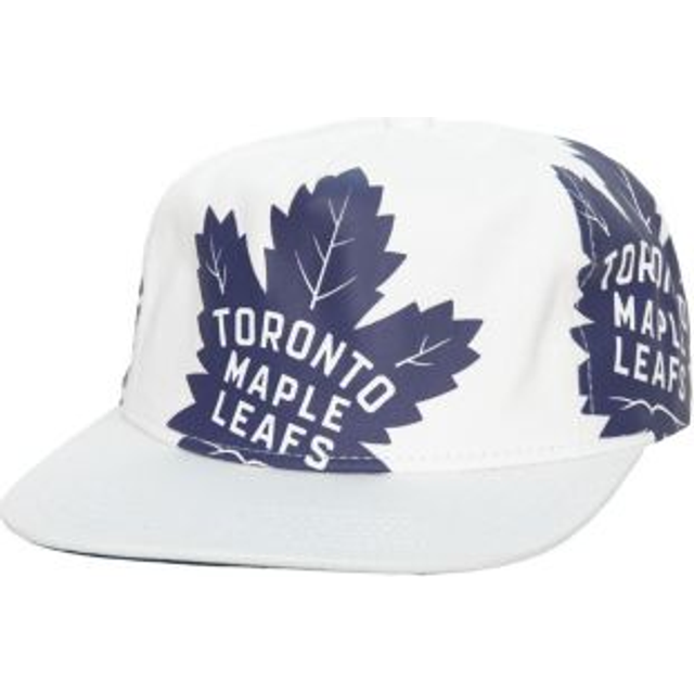Mitchell & Ness, Accessoarer, unisex, ONE Size, Bomull, Toronto Maple Leafs Platt Skärmkeps - multicolor (ONE SIZE)