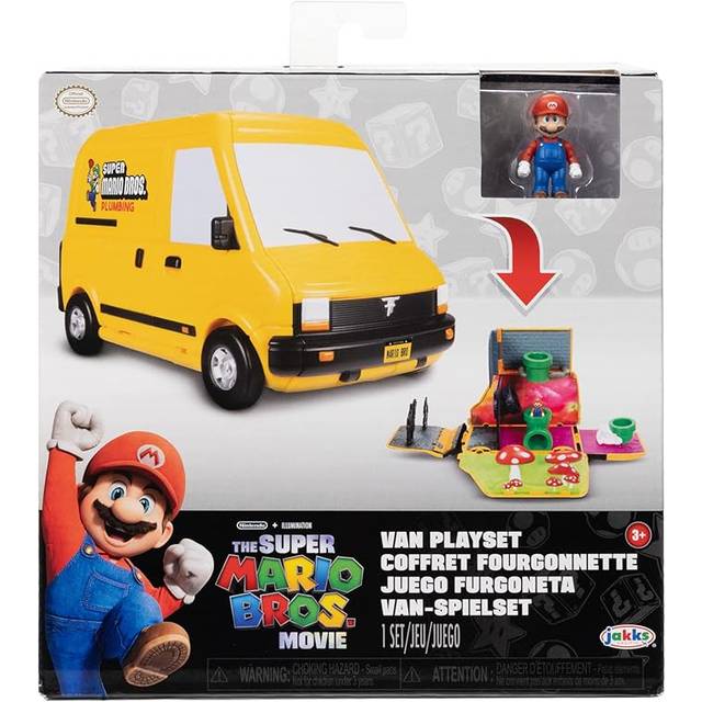 Super Mario Movie Van Playset with 1.25Ã¢/3cm Mini Mario Figure