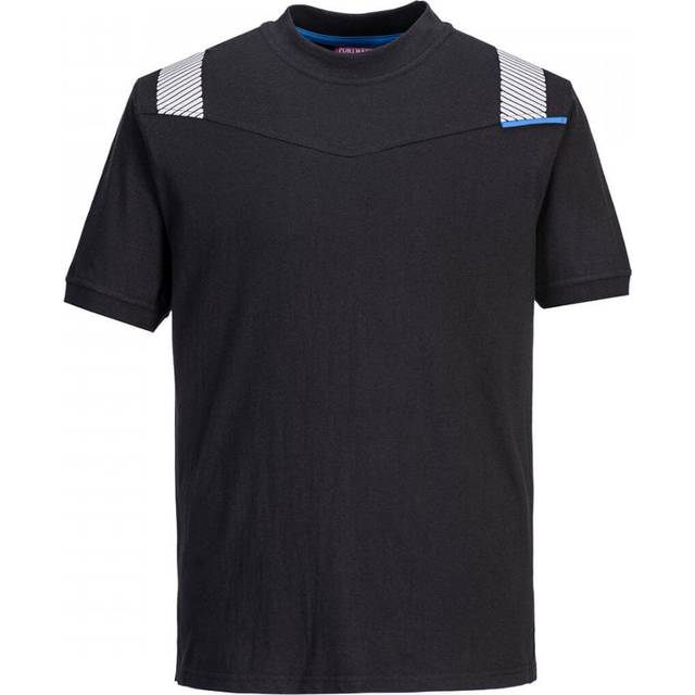 Portwest WX3 Flame Resistant T-Shirt FR712 Black 2XL Colour: Black, Si