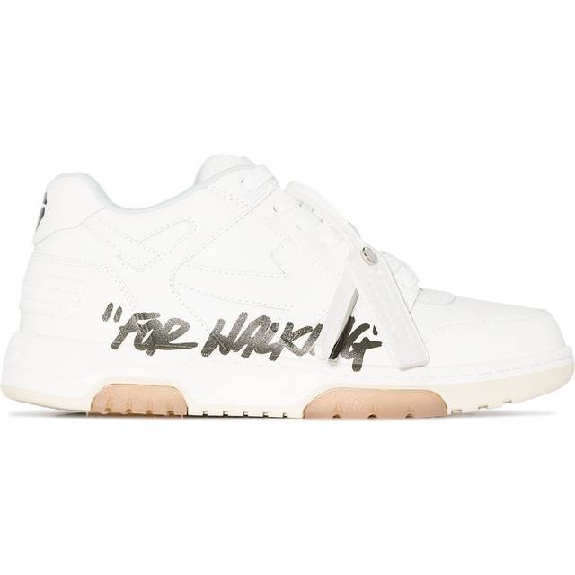 (WMNS) Off-White Out of Office For Walking Sneaker 'White Black' OWIA259C99LEA0020110 - White/Black - 6