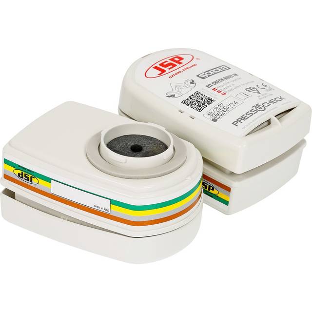 KombifilterPress to check ABEK1P3f.Maske Force 8. 2 Stück