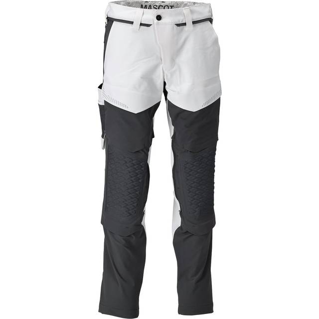 Mascot Workwear 22079 Customized Trousers with kneepad pockets White/S