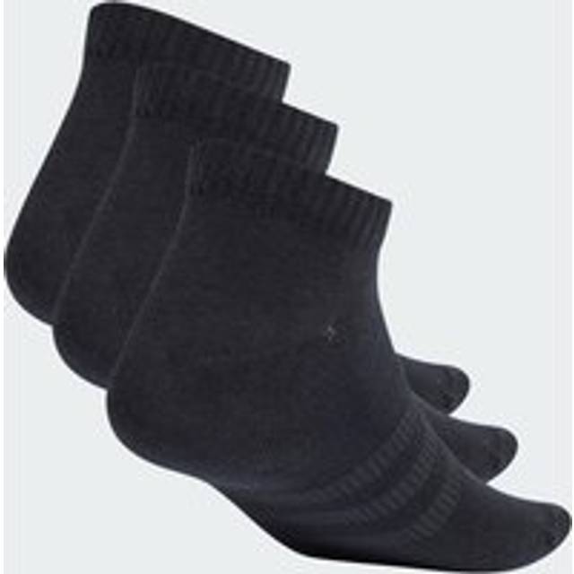 Adidas Sportswear Low Sportstrumpor 3-pack Svart - 40-42 - svart