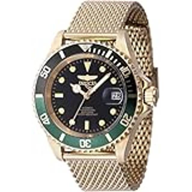 Invicta 47723 Mens Pro Diver Quartz 3 Hand Black Dial Watch