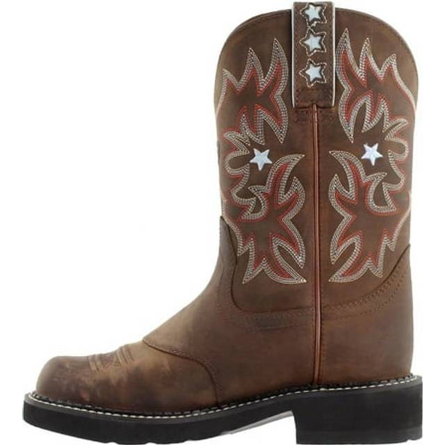 Women's leather western boots Ariat Probaby - Marron