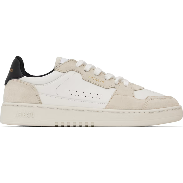 Axel Arigato White & Beige Dice Lo Sneakers - White/Black - IT 35