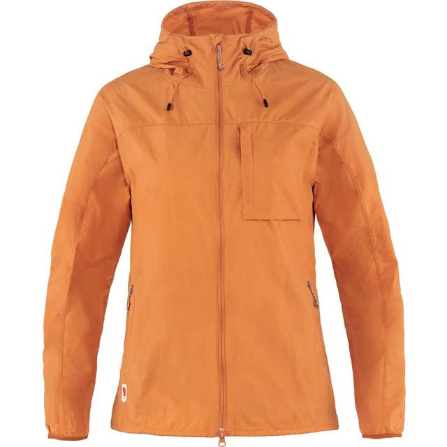 Fjällräven Womens High Coast Wind Jacket (Orange (SPICY ORANGE/206) X-small)