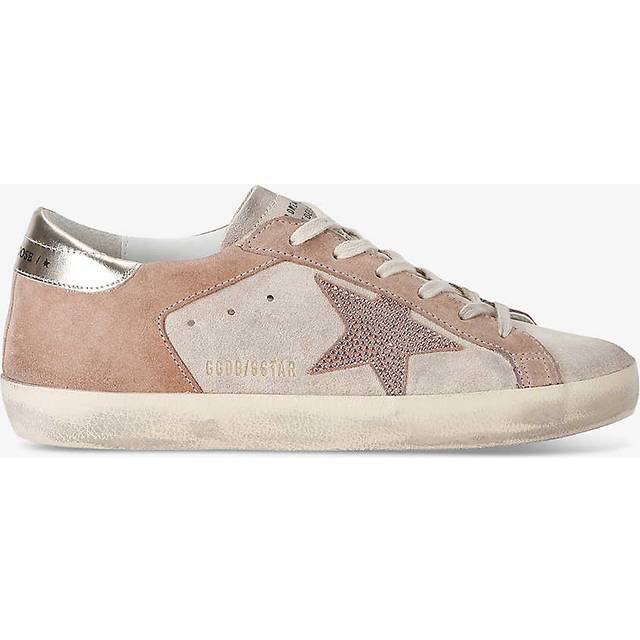 Golden Goose Womens Pale Pink Women&#39;s Superstar 25728 Star-applique Low-top Suede Trainers Eur 42/ 9 Uk Women - PALE PINK