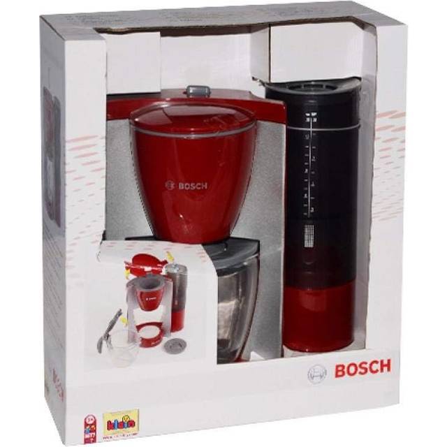 Theo Klein 9577 Bosch kaffekokare I Barnvänlig kopia med kaffefilter, vattenbehållare och kaffe med ett knapptryck I Leksaker för barn från 3 år