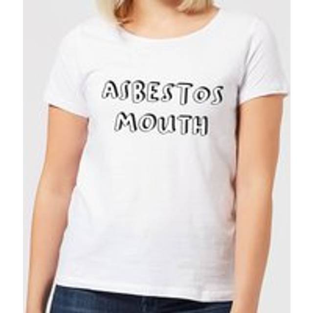 Asbestos Mouth Women's T-Shirt - White - XXL - White