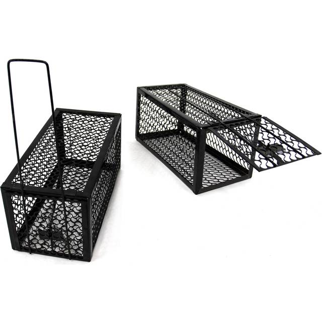 Metal Humane Rat Mouse Trap Vermin Rodent Cage 2pcs Traps Mice Pest