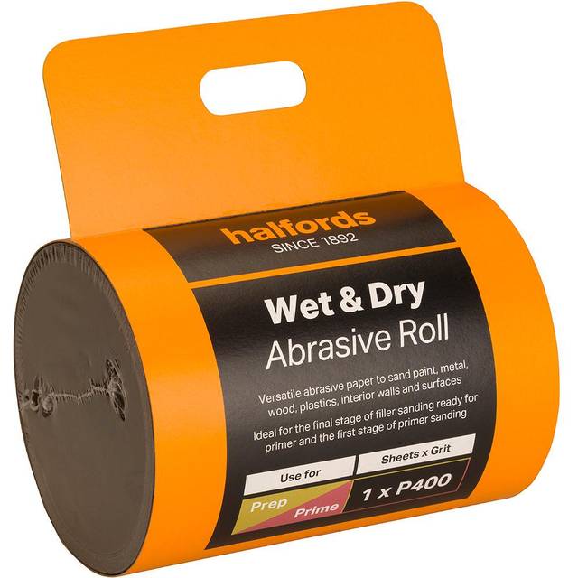 Halfords Wet & Dry Sandpaper Roll - P400