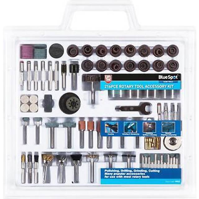 Blue Spot Tools 216 Piece Rotary Tool Accessory Set