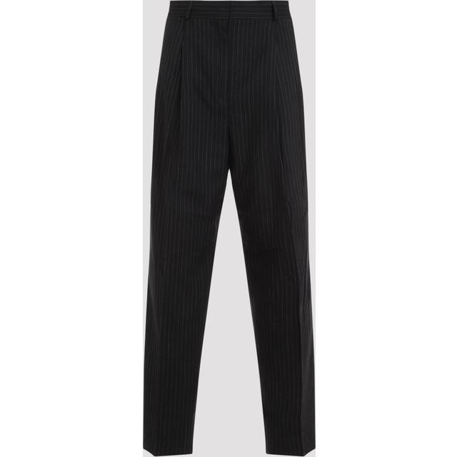 TOTEME Navy Tailored Pinstriped Trousers - NAVY 016 - DK 38