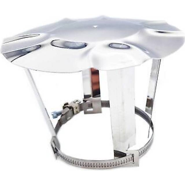 Chimney Cap Rain Pot Cover 100-130mm Adjustable Stainless Steel