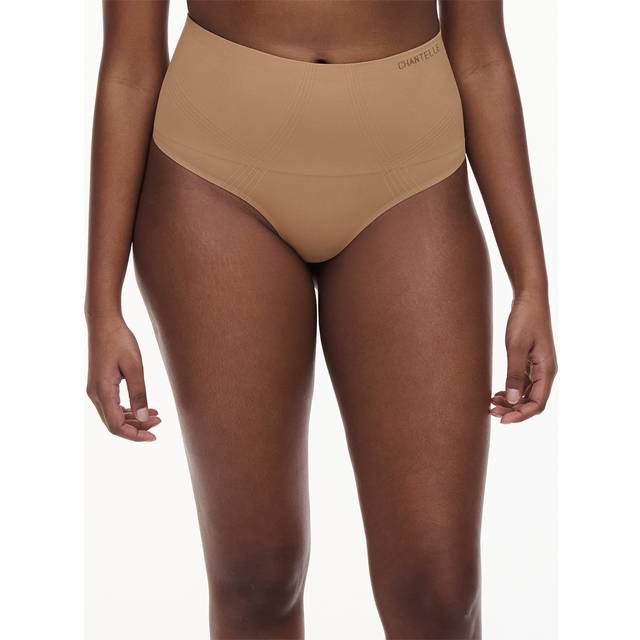 Chantelle Smooth Comfort High Waist Thong - Brown