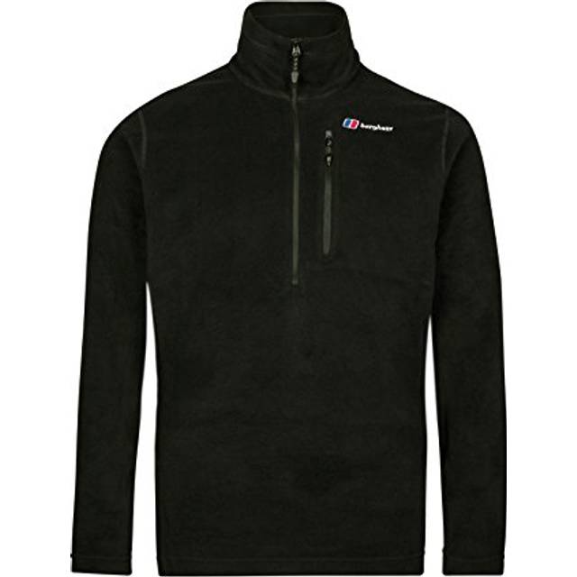 Men's Berghaus Mens Prism Micro Half Zip Pullover Fleece - Black - Size: 2XL