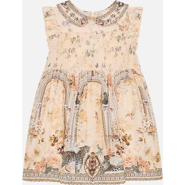 Kids Shirred Mini Dress with Collar 4-10 Adorned in Antiquity, 10
