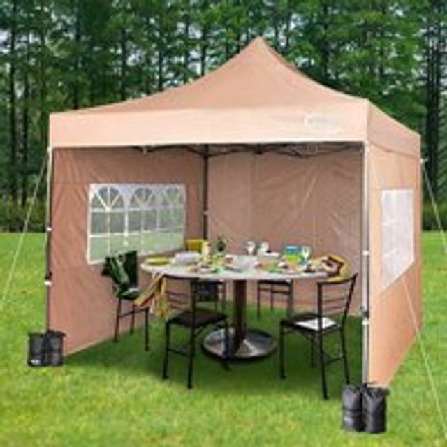 Mcc Direct - maximus Heavy Duty Gazebo 3x3m Pop Up Commercial Gazebo Market Stall Marquee ws beige