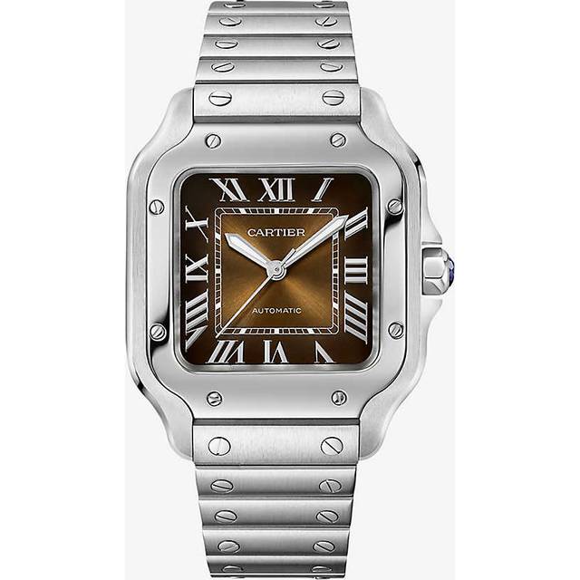 Cartier Unisex Steel Crwssa0081 Santos De Medium Stainless-steel Automatic Watch 1 Size - STEEL