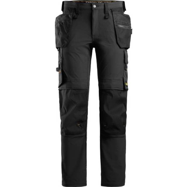 Snickers 6271 AllroundWork Full Stretch Trousers Holster Pockets Black 41" 28"