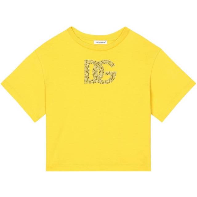Dolce & Gabbana Kids - Lemon cotton t-shirt - kids - Cotton - 6 - Yellow